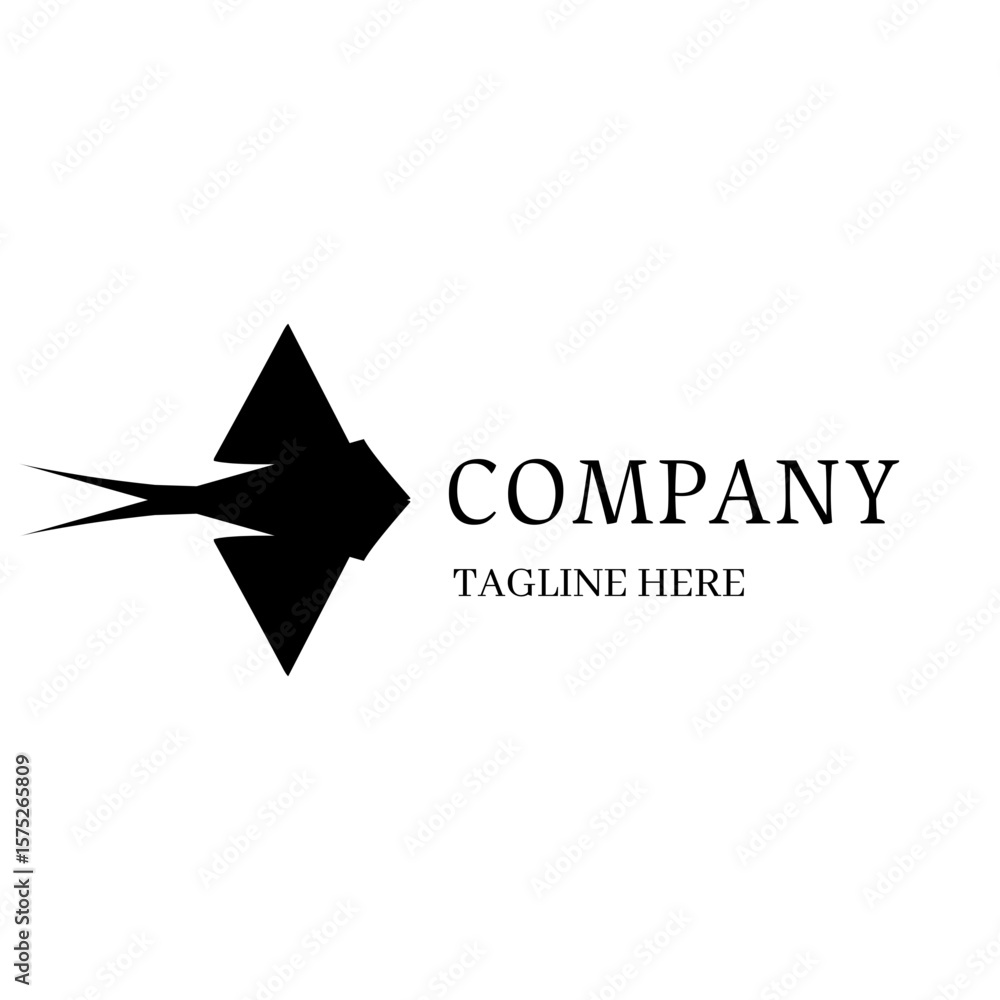 Obraz premium business logo design bird shape