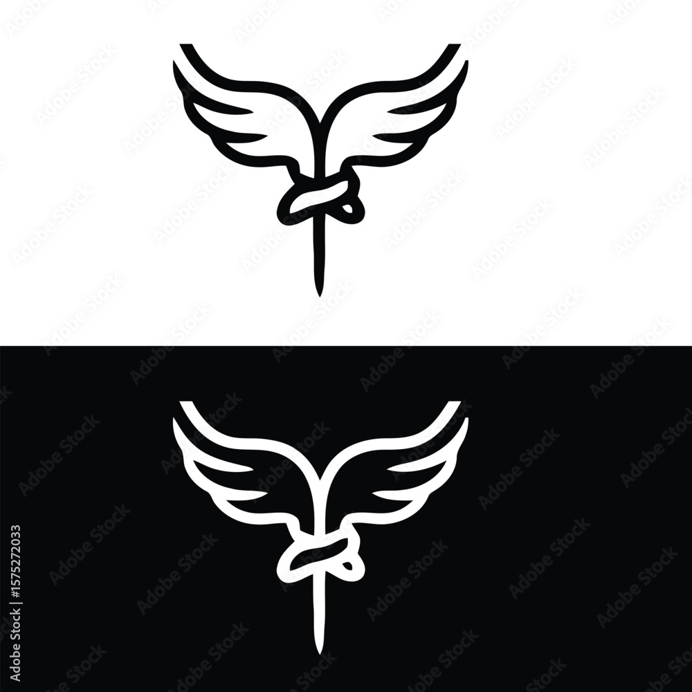 Obraz premium dove with wings