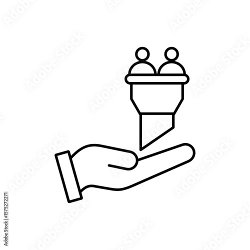 lead generation icon.