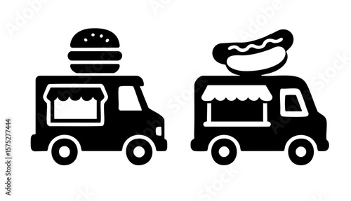푸드트럭 아이콘