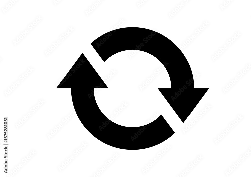 Elegant Recycle Arrow Symbol for Eco-Friendly Design and Sustainability Graphics Elegant Recycle Arrow Symbol for Eco-Friendly Design and Sustainability Graphics