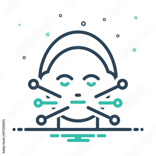 Mix icon for acupuncture