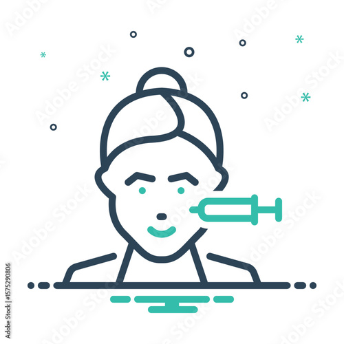 Mix icon for botox
