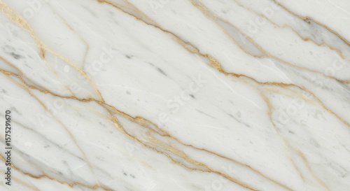 Marble Texture with Golden Veins Detailed Stone Background