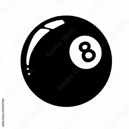 pool ball number eight