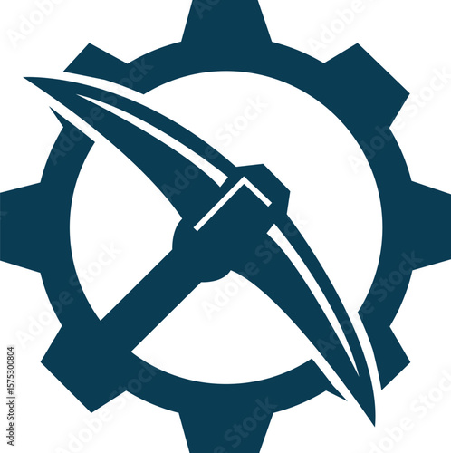 Industrial Engineering Gear Logo Design for Manufacturing and Mechanical Companies