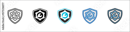 Maintenance Icon Pack Multistyle Illustration