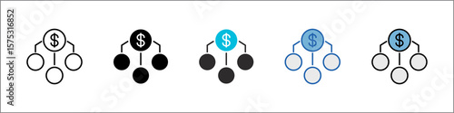 Liabilities Icon Pack Multistyle Illustration