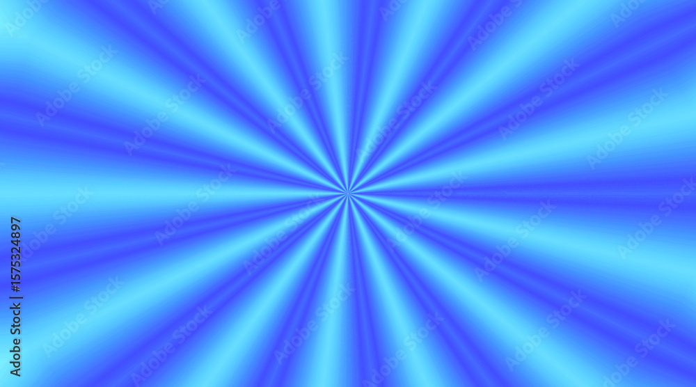 Obraz premium blue light burst