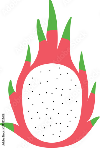 Hand Draw Dragon Fruit illustration