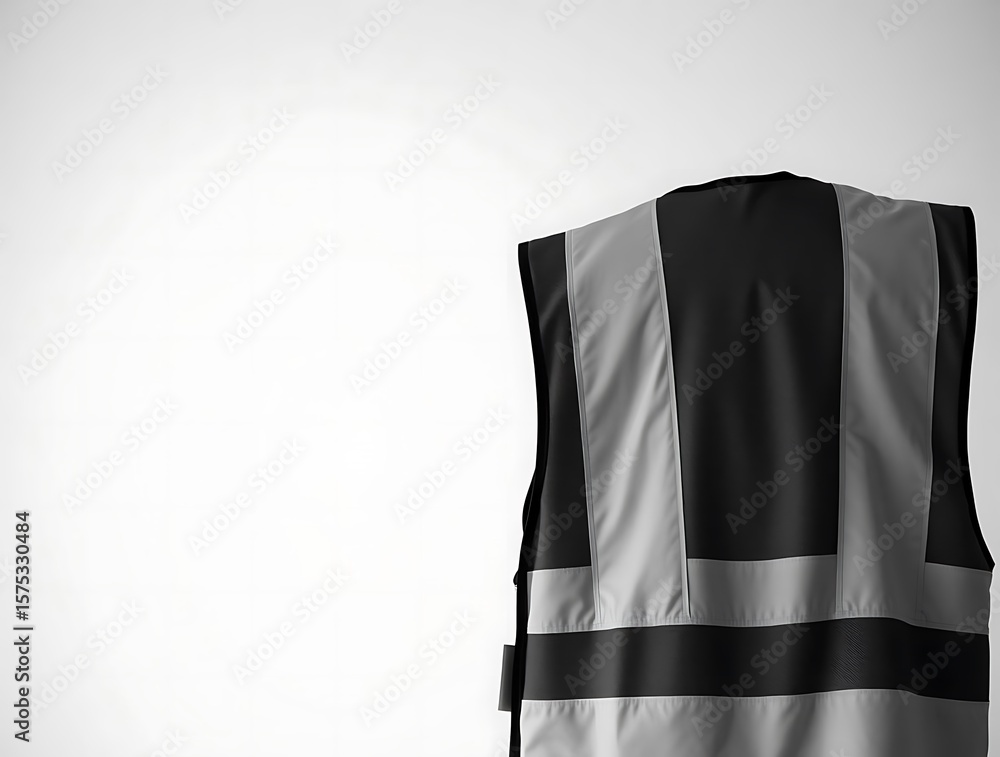 custom made wallpaper toronto digitalSafety conscious visibility vest hanging on a white wall background