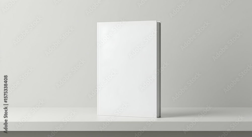 Blank Book Cover Mockup White Background Perfect for Your Design Presentation and Branding Blank Book Cover Mockup White Background Perfect for Your Design Presentation and Branding