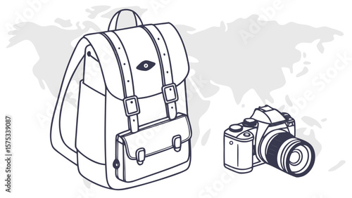 Travel photography gear backpack and camera for adventure travel and tourism equipment essentials checklist planning trip