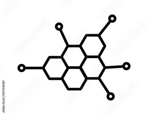 Hormones sign icon set. Testosterone male or estrogen female hormone. Hormones icon Thin line and solid flat illustration
