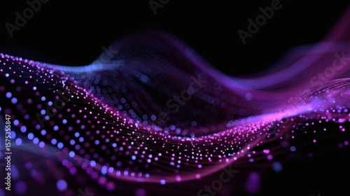 Abstract Digital Wave Pattern