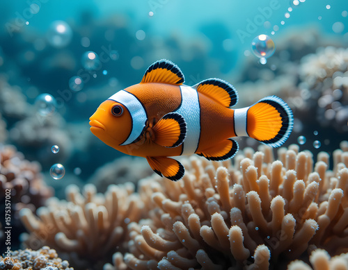 Obraz na płótnie clown fish in aquarium