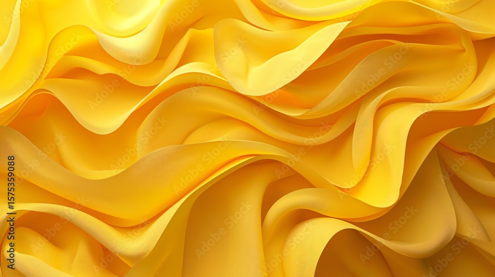 Obraz premium Overlapping yellow abstract background