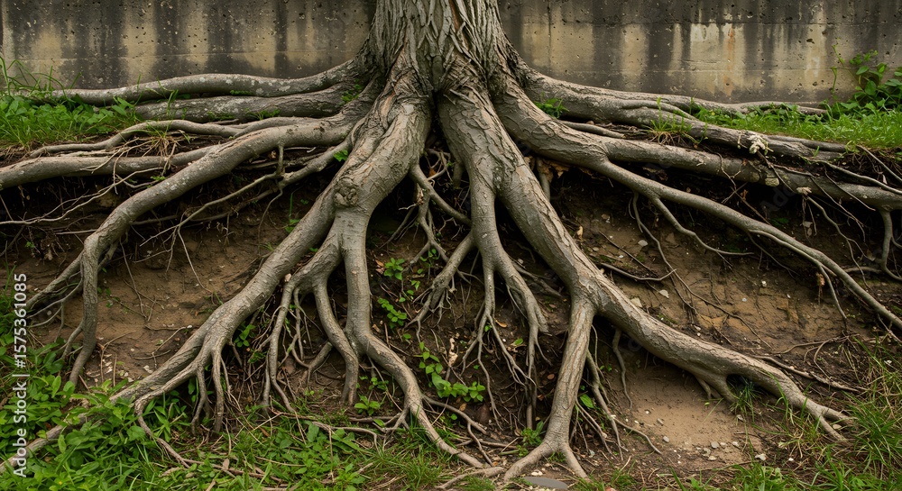 Exposed tree roots nature photography for environmental science and earth day images stock photos Exposed tree roots nature photography for environmental science and earth day images stock photos