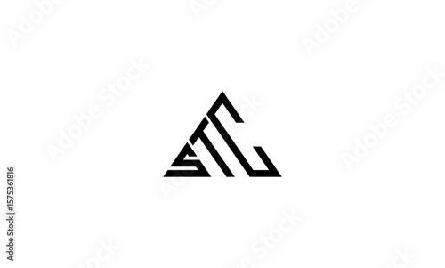 Free Download STC initial letters, monogram logo - GFXLoad