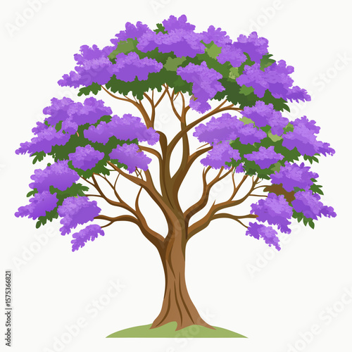 Purple Blossom Tree