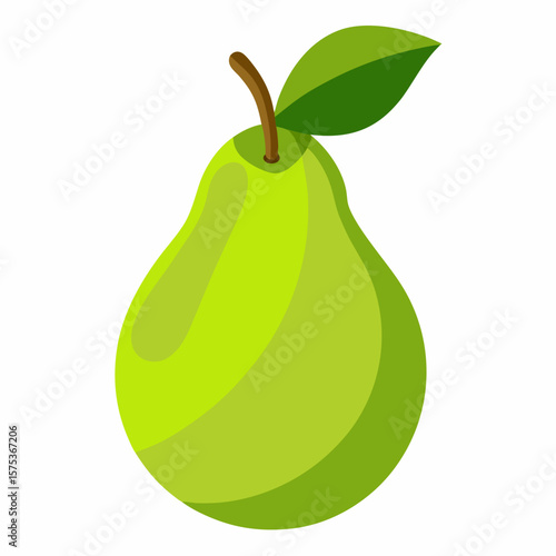 pear isolated on white