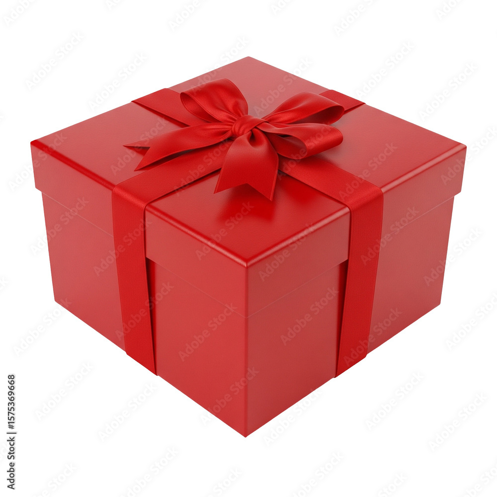 Obraz premium gift box isolated on white