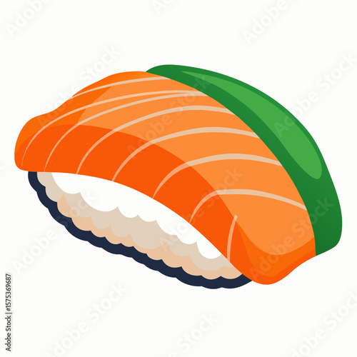 sushi with salmon