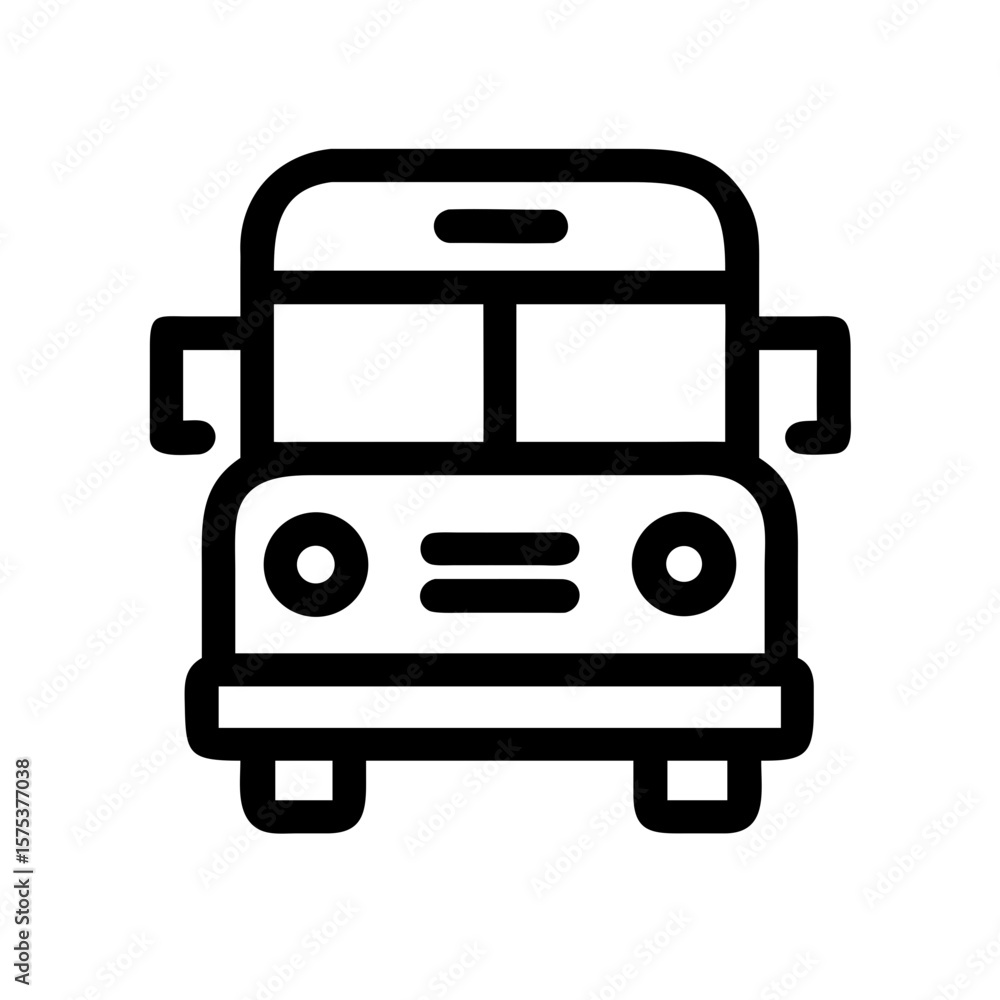 school bus transport icon school bus transport icon