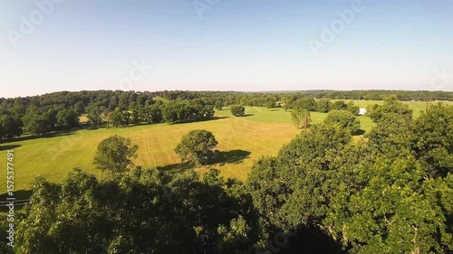 Wallpaper Mural Aerial View of a Rural Country Road Surrounded by Trees and Fields on a Clear Summer Day

 Torontodigital.ca