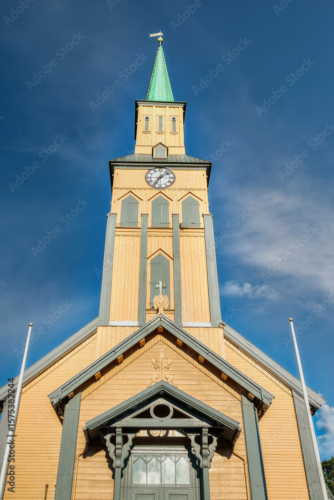 Fototapeta premium Tromso is a city and municipality in Troms county, Norway.