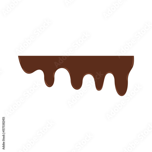 Vector color icon for Liquid chocolate