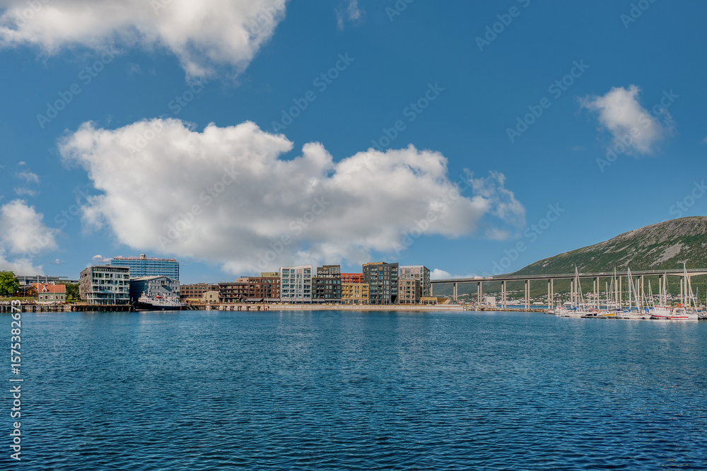 Fototapeta premium Tromso is a city and municipality in Troms county, Norway.