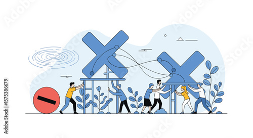 Teamwork essential for overcoming challenges and achieving project success goals