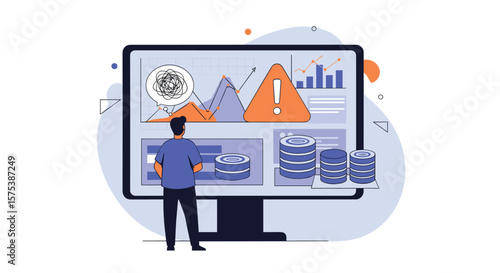Analyzing financial performance and identifying economic risks for business growth opportunities
