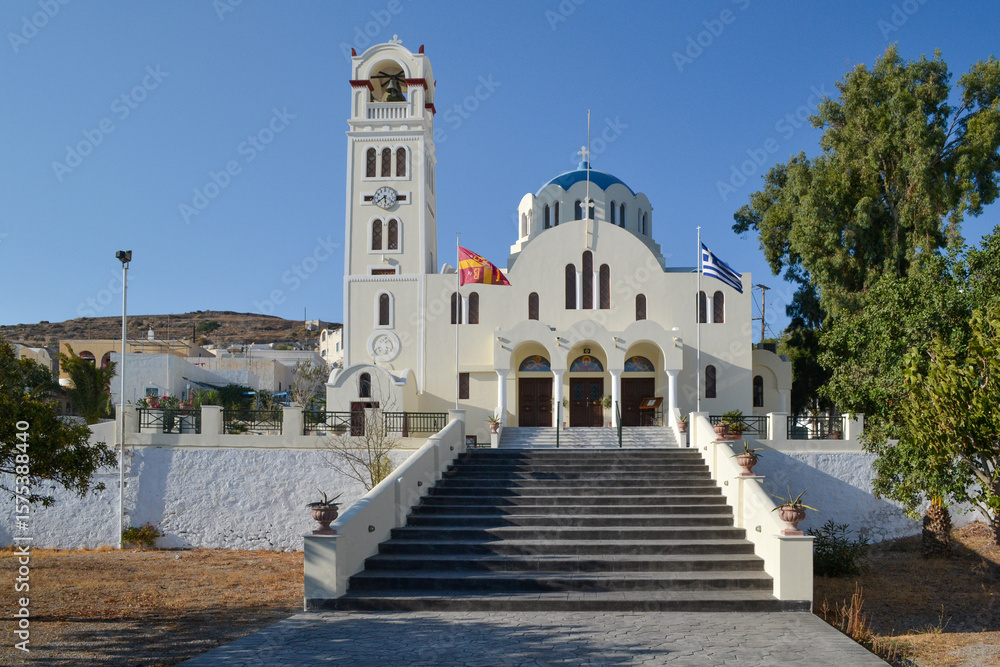Fototapeta premium Santorini, Grecia, Mediterraneo, Europa
