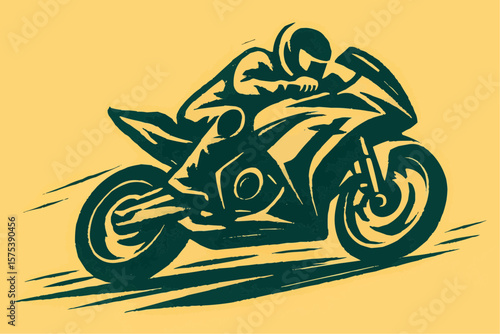 motorcycle on a white background