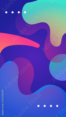 Vibrant fluid design perfect for background patterns, digital art, branding materials, and creative projects requiring a modern aesthetic.