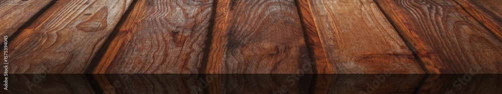 Obraz premium Surface of wooden plank, Close-up