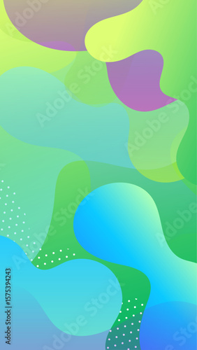 Vibrant abstract fluid design perfect for graphic design projects needing a splash of color and artistic flair. Ideal for modern branding.