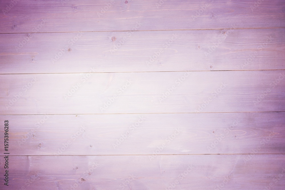 Obraz premium Flat design wooden planks are creating soft pastel purple background with visible grain and knots