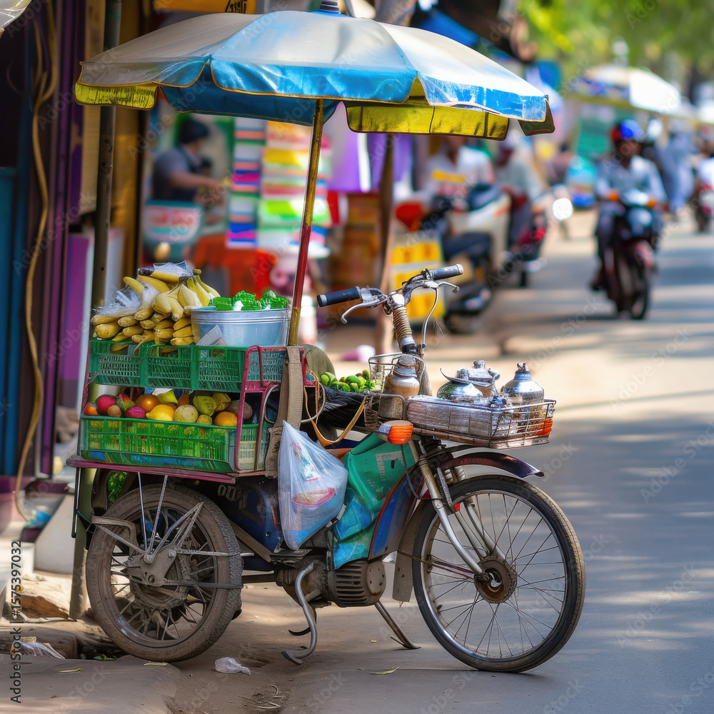 Fototapeta premium indian local market
