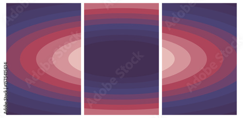 Ethereal Light Tunnel: Smooth Blending of Warm to Cool Tones Hypnotic Geometric Art for Digital Design.poster printing work.