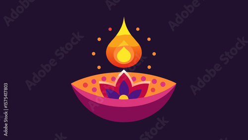 A lone burning candle illuminates the dark background, its flame a warm light of celebration and hope