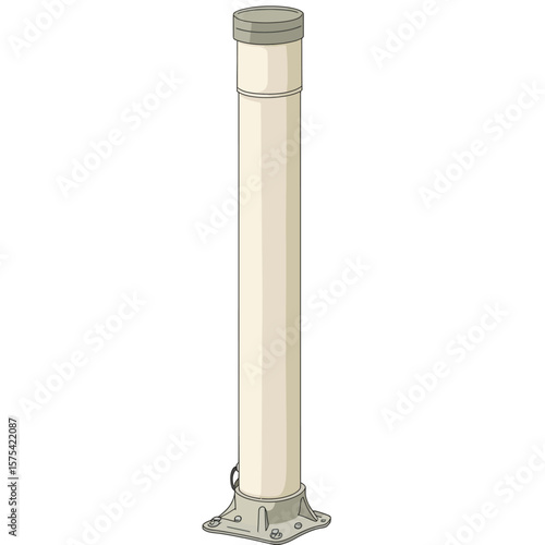 Water pipe isolated 