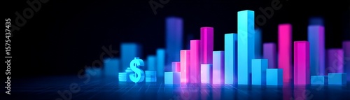 Data-Driven Approaches Transforming Modern Economics, Neon financial graph with dollar sign, representing data analysis and economic growth. Free Download Data-Driven Approaches Transforming Modern Economics, Neon financial graph with dollar sign, representing data analysis and economic growth. - GFXLoad