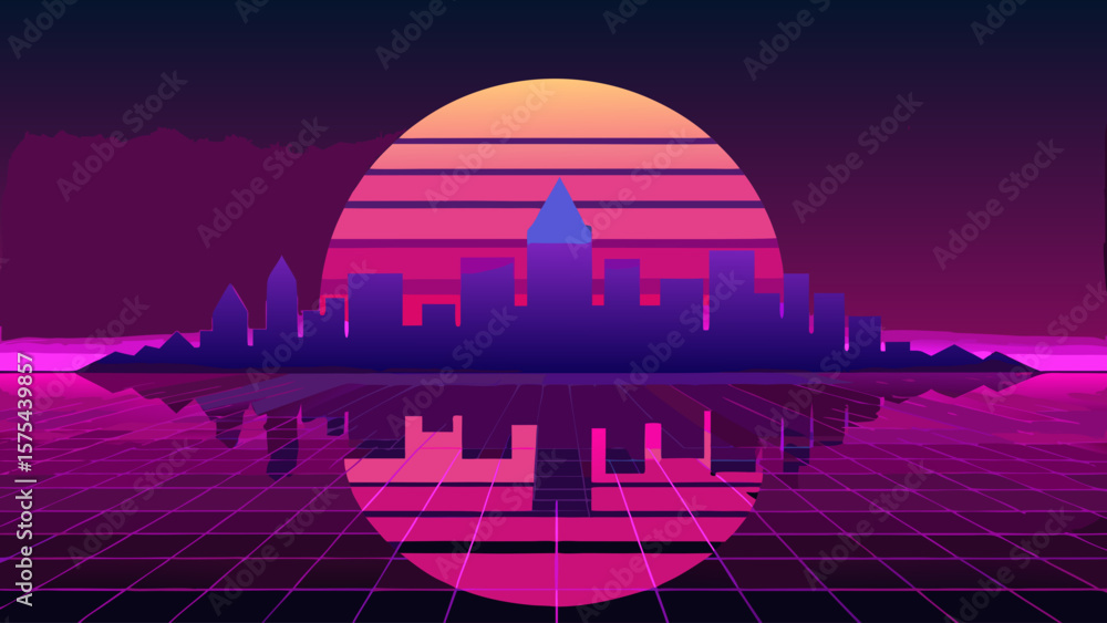 Fototapeta premium london skyline at sunset