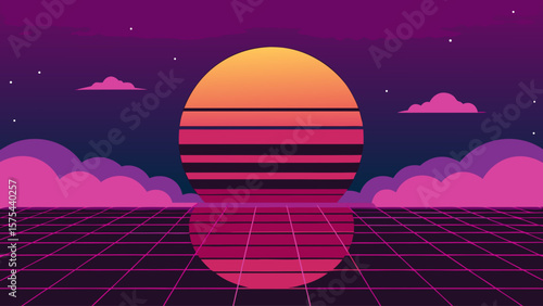 abstract background with clouds