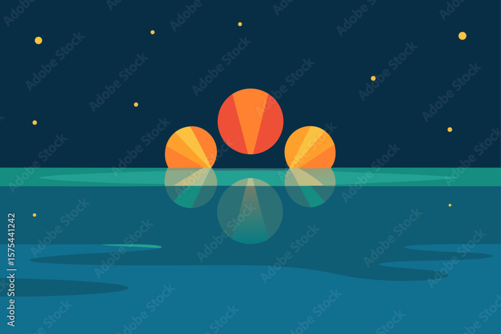 Fototapeta premium vector illustration of an abstract background