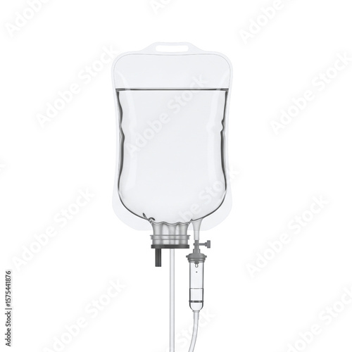 Cuadro en lienzo Iv drip bag with clear solution