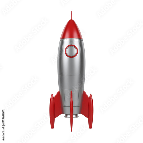 Fotografía Retro toy rocket ship launching